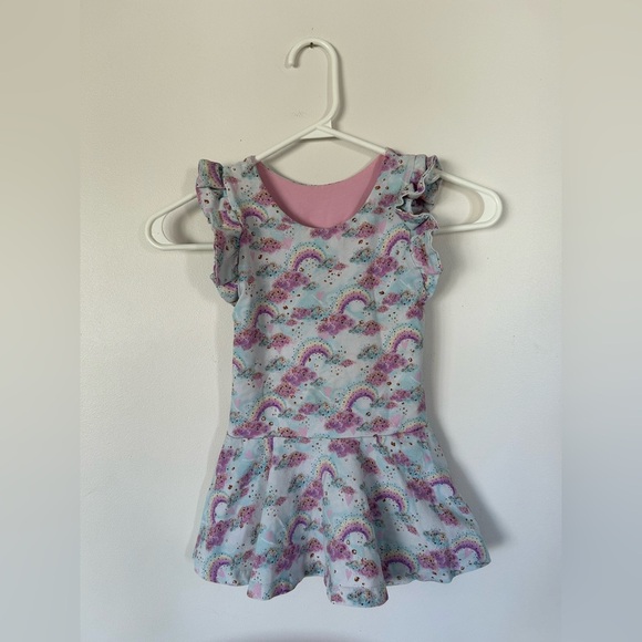 Small Shop Girls Rainbow Dress - Picture 1 of 7